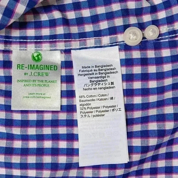 J. Crew long  sleeve button down shirt. Men's size S slim - Picture 4 of 7